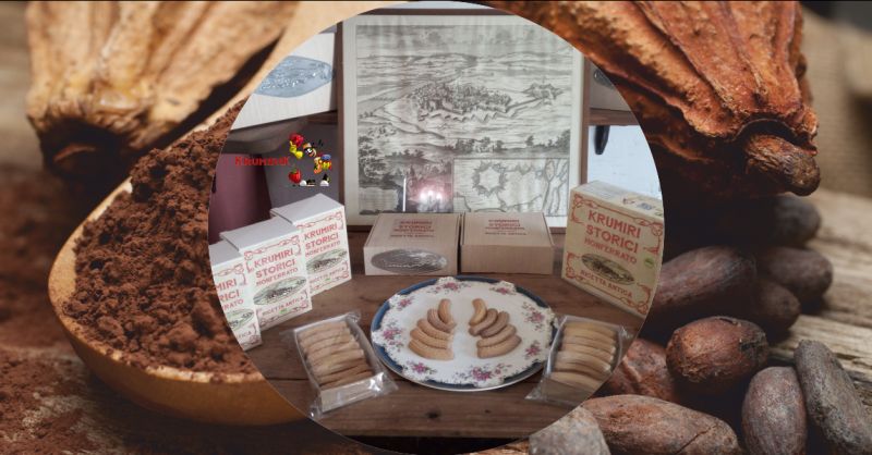  krumireria corino - promozione vendita online scatola in legno biscotti krumiri classici da 1kg